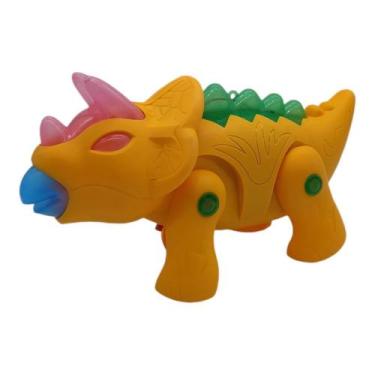 Imagem de Brinquedo Dino Triceratops a Pilha - Jjm207 Jjt Importadora