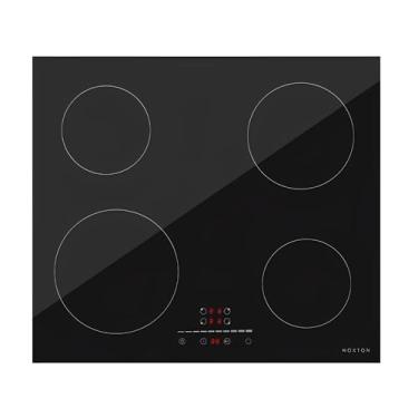 Imagem de Cooktop Fogão Elétrico Indução 4Bocas 60cm Preto, Vidro Cerâmico Chinês, Controle Touch Slider, 220-240V~60Hz, Modelo PK-B46406