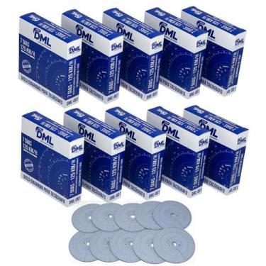 Imagem de KIT 10 CX DISCO TACOGRAFO SEMANAL 125km 7DIAS DML - THEGA DML