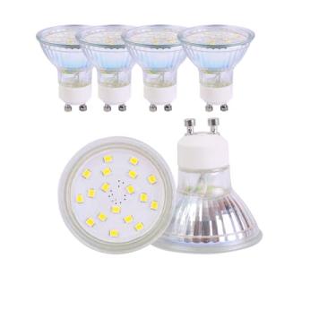 Imagem de CIKAMIO Lâmpadas Led Gu10 120 V Não Reguláveis, 4 W, Luz Do Dia, Branca, 6000 K, 300 Lm, 35 Substituição Equivalente A Halogênio Para Iluminação Embutida Em Trilhos (6000 Branco Frio, Pacote Com 6)