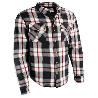 Imagem de Milwaukee Leather MPM1625 Camisa masculina de flanela blindada com aramida da DuPont Fibers - 2GG