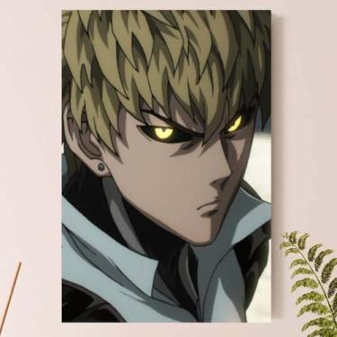 Imagem de Placa Quadro Decorativo On.e Pu.nch Man - Ge.nos (Genos_05)