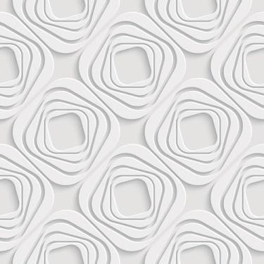 Imagem de Papel De Parede 12m Adesivo Gesso Branco Geométrico Cinza