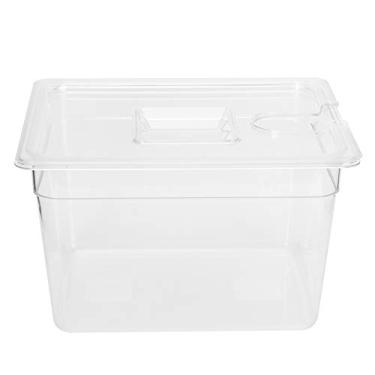 Imagem de Recipiente Sous Vide Dobrável De 11L Com Tampa - Banheira De Fogão Articulada Para Circuladores, Recipiente Culinário Para Cozinhar Sous Vide