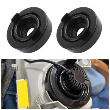 Imagem de 2 peças de capa contra poeira de farol de carro para lâmpada H4, capas de poeira de borracha EPDM para farol de poeira e à prova d'água, acessórios práticos de carro tampa de poeira para farol de