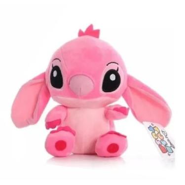 Imagem de Pelúcia Lilo Stitch 20cm, Angel rosa