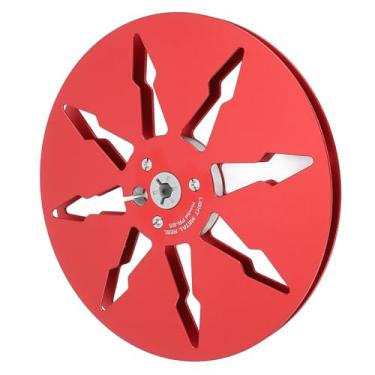 Imagem de Bewinner Cartão de Fita Vazia - Liga de Alumínio 7 Polegadas Com Design de 8 Orifícios para Rolo Studer para Bobina Tocadores de Fita (Vermelho)