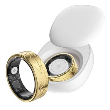 Imagem de Anel inteligente rastreador de saúde, câmera remota, monitor de frequência cardíaca, sono, controle de fotos, modos esportivos, pedômetro, anéis para homens e mulheres