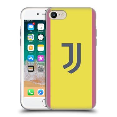Imagem de Head Case Designs Capa de gel macio oficialmente licenciada pela Juventus Football Club Away 2024/25 compatível com Apple iPhone 7/8/SE 2020 e 2022