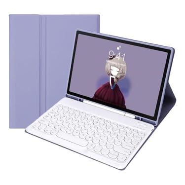 Imagem de Teclado Redondo Bluetooth E Capa Para iPad Pro 11 Air 4/5 10.9 Pol