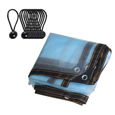 Imagem de GLOGLOW Tarpa à Prova de Intempéries do Jardim, Cobertura de Planta de Espessura para Proteção contra Neve de Gelo, 6,5x9,8 Pés de Lona Azul para Plantas Ao Ar Livre Abrigo de Inverno de (200*300cm)