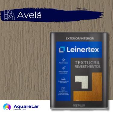 Imagem de RÚSTICO (GRAFIATO) TEXTUCRIL LEINERTEX 23Kg, AVELÃ
