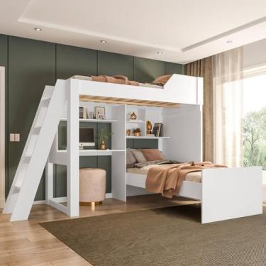 Imagem de Beliche Multifuncional Office para Quarto Adulto Vivace - DRD Móveis