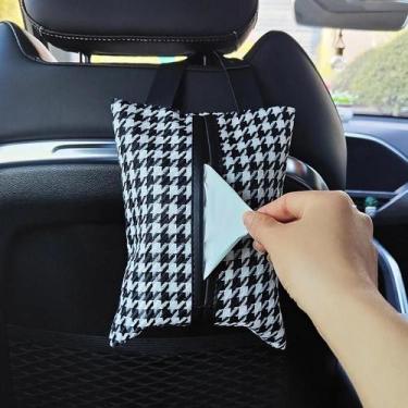 Imagem de Caixa De Tecido Para Carro Com Treliça De Mil Pássaros, Organizador Tr