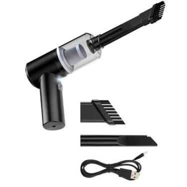 Imagem de Aspirador De Pó Portátil 3 Em 1 Potente Recarregável Premium - Lar Pre