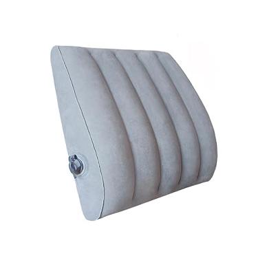 Imagem de RCFINE Almofada lombar inflável de ar para apoio lombar lombar almofada portátil para cadeira de escritório almofada de assento de carro