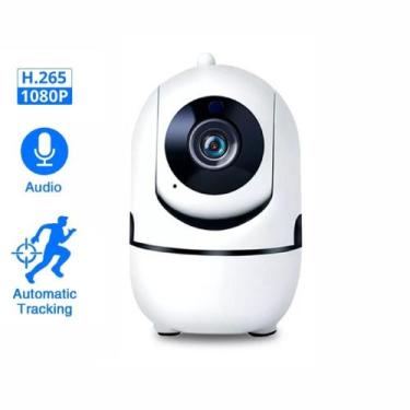 Imagem de Câmera Baba criança Ip Varredura Automática Ptz Noturna Wireless 720P