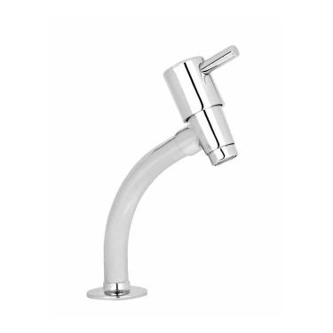 Imagem de Torneira para Lavatório de Mesa Kelly Metais 2153 C59 - Bica Baixa 1/4 de Volta Pérola