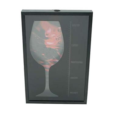 Imagem de QUADRO DE MADEIRA PORTA ROLHAS DE VINHOS 32X20X5cm