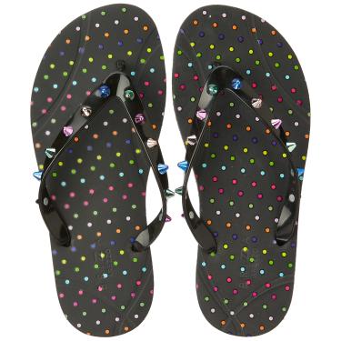 Imagem de Sandália Rasteira Brizza Arezzo Multicolorido 37/8