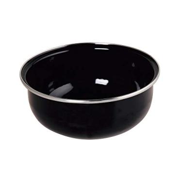 Imagem de Tigela Bojuda 22 Esmaltada Preta - 3000 ml - Ewel