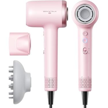 Imagem de Secador de cabelo, secador de cabelo wavytalk Turblow Pro de secagem rápida com difusor, secador de cabelo de alta velocidade com 110.000 RPM, íons negativos para reduzir danos, alisamento do frizz, 3