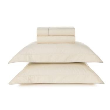 Imagem de Karsten Jogo de Cama King de Viscolinho Sândalo Linho/Grão