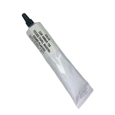 Imagem de Colas Cor Ambar 75G Tecido Papel Madeira Couro Plastico
