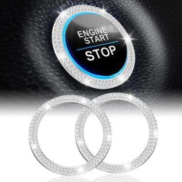 Imagem de Anel de decoração Car Engine Start Stop LivTee Crystal x2