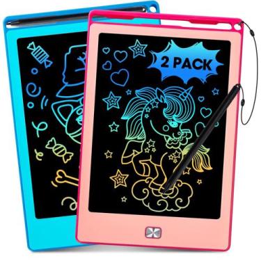 Imagem de Tablet de escrita LCD Kinayue de 8,5 polegadas, pacote com 2 unidades 
