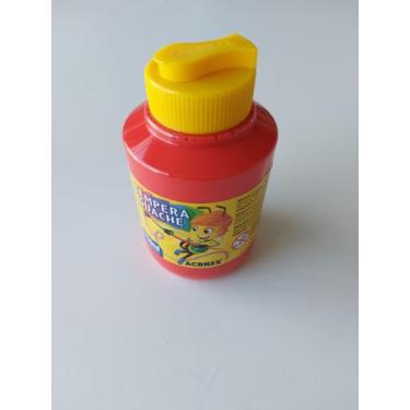 Imagem de Guache 250ml Acrilex vermelho fogo 507