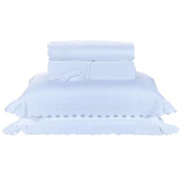 Imagem de Roupa De Cama Venetto Queen 04 Peças 400 Fios 100% Algodão - Zilu Enxo