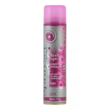 Imagem de Hair Spray Set Fixador De Penteado Forte Aspa 400ml