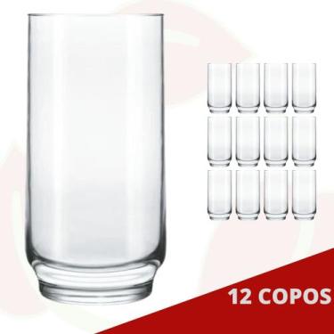Imagem de 12 Copo de Vidro Lights Transparente 300ML Nadir Long Drink - NADIR FI