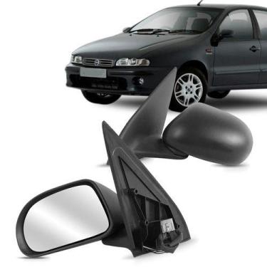 Imagem de Par Retrovisor Marea Brava 2000 Á 2007 Elétrico - SP ACESSÓRIOS, Par (