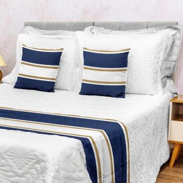 Imagem de Kit Peseira Super King + 2 Capas De Almofadas Piquet Favinho (Montreal)