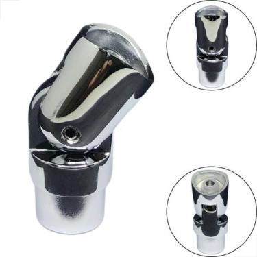 Imagem de Conexão Angular AG01 Guarda Corpo Corrimão 1 Pol - Cromado - T&M