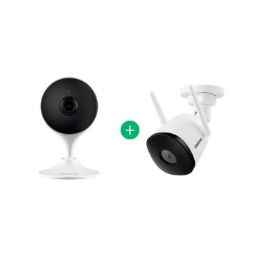 Imagem de Kit Câmera Inteligente IM3 C + Câmera Inteligente IM5 SC Intelbras