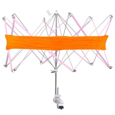 Imagem de Fio rápido para crochê, guarda-chuva de fio dobrável, enrolador de corda de guarda-chuva rápido e eficiente, fácil de instalar, altura e diâmetro ajustáveis para se adequar ao espaço, ajudante ideal