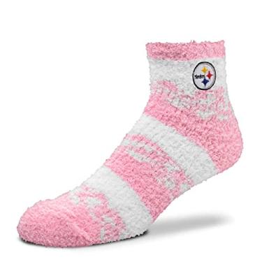 Imagem de For Bare Feet Meias macias e aconchegantes da NFL – Meias para casa para o máximo conforto – Roupas para uso diário – Luxuosamente felpudas e aconchegantes –, rosa, Tamanho Único
