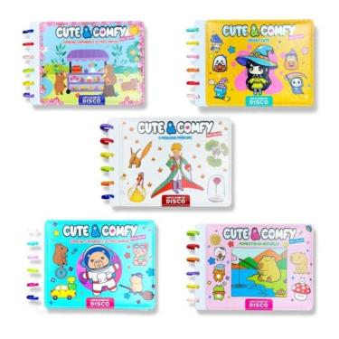 Imagem de Combo Cute E Comfy Super Special - Kit Com 05 Livros De Colorir Encadernação Em Disco