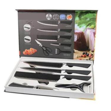 Imagem de Conjunto de facas Game Kitchen Sheeler Scissor com revestimento antiba