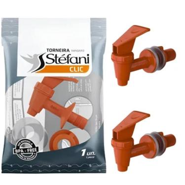 Imagem de Combo 2 Torneiras Para Filtro De Barro Marrom Stefani Marrom