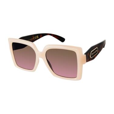 Imagem de TAHARI Óculos de sol retangulares TH916 NDTS feminino, tartaruga nude, tamanho único