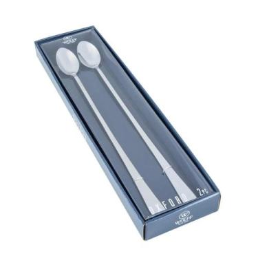 Imagem de Conjunto 2 Colheres Aço Inox Bailarina 30 cm Wolff