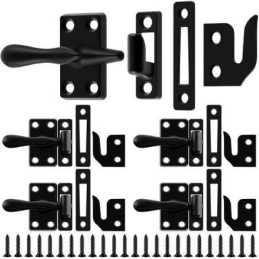 Imagem de Fechadura de janela Hicarer Casement Window Lock Zinc Alloy x4 Black