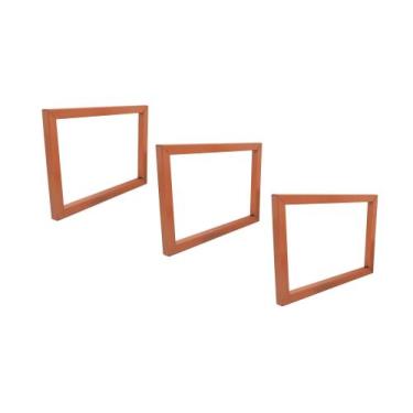 Imagem de Suporte Simples Prateleira Metalon-3 Peças- 20cm - Safira Casa e Decor