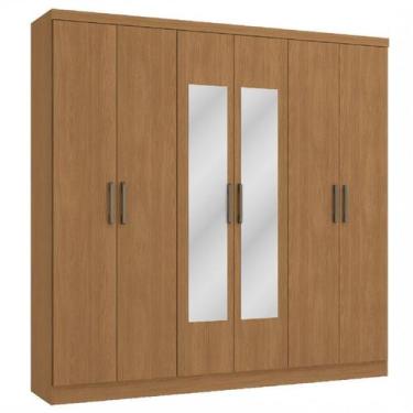 Imagem de Guarda Roupas Kappesberg J559 6 Portas e 3 Gavetas Canela