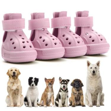 Imagem de Sapatos para cães UGRASEA Paw Protector, antiderrapante, impermeável, 