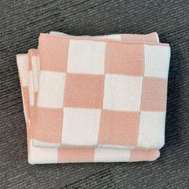 Imagem de Cobertor de bebê CREVENT Cozy Soft Warm Chenille 75x100cm rosa